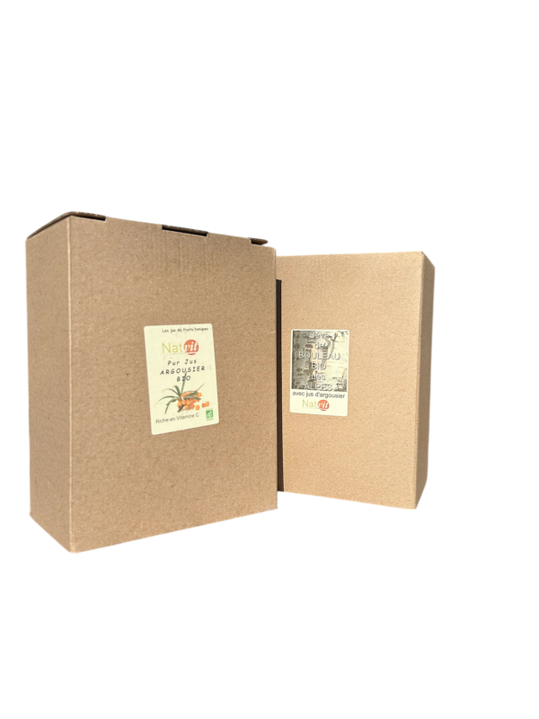 Pack sève de bouleau et jus argousier